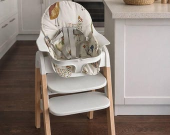Chicken Print High Chair Cushion | Waterproof Padding, Fits Mockingbird®