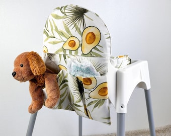 Wasserdichter IKEA Antilop Sitzkissenbezug, Kissen für den Antilop IKEA Hochstuhl, waschbares Leinen für Ikea, Wasserdichtes Antilop Kissen