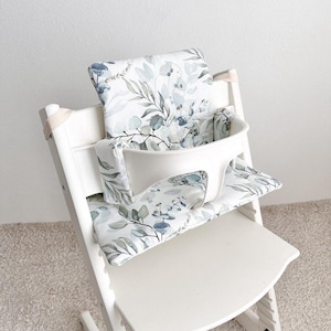 Personalized Wipeable High Chair Cushion Compatible with Stokke Tripp Trapp® – Custom Coated Seat Pad, Easy-Clean Kissen