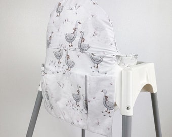 Coussin IKEA ANTILOP imprimé canard pour chaise haute Ikea antilop, coussin lavable pour chaise haute Ikea Antilop