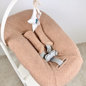 Cover compatible with Stokke Tripp Trapp Newborn Set, newborn cover replacement, kissen beschichtet
