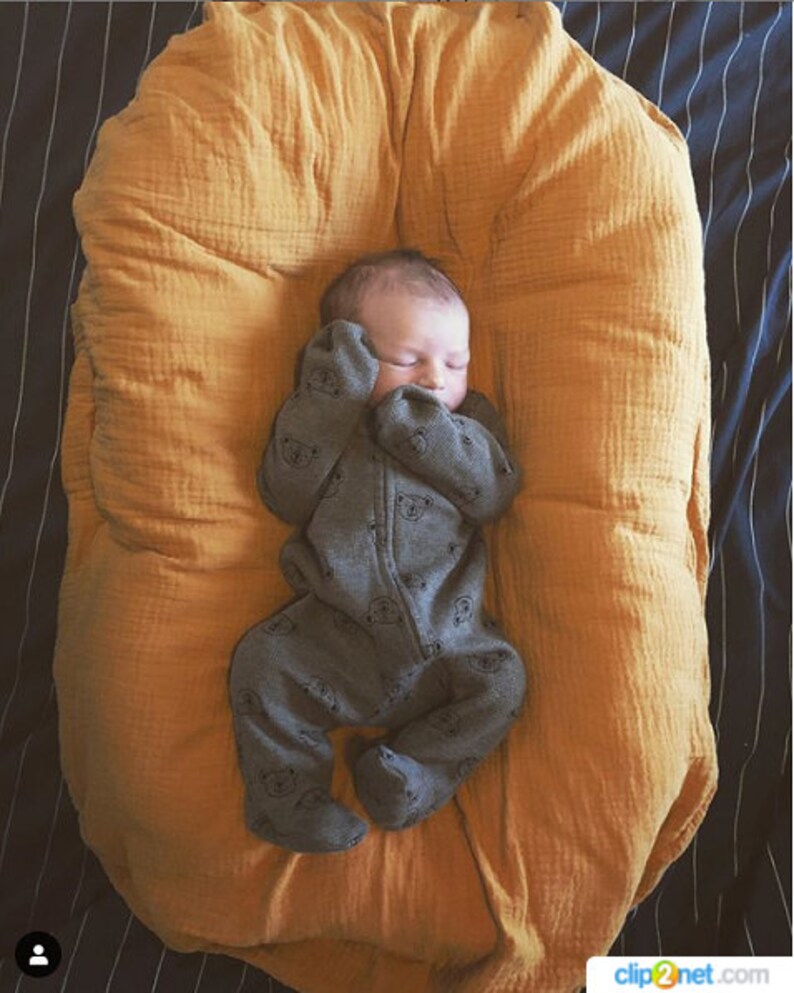 Newborn lounger with cover babynest premature lounger baby Etsy