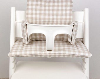 Personalized High Chair Cushion | Wipeable Baby Seat Pad Cover | Custom Chair Insert