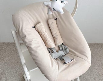 Funda hecha a mano compatible con el set para recién nacidos Stokke® Tripp Trapp / Funda extraíble / Idea de regalo de Navidad