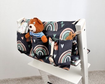 Organic Cotton High Chair Cushion: Stokke Tripp Trapp Compatible