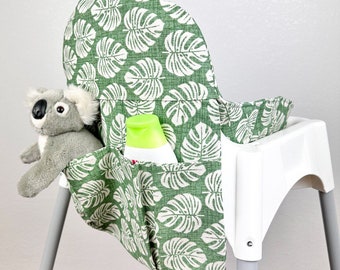 Cojín lavable para trona IKEA Antilop: poliéster impermeable, lavable a máquina