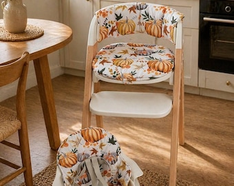 Mockingbird High Chair Cushion, Autumn Season Waterproof Seat Pad