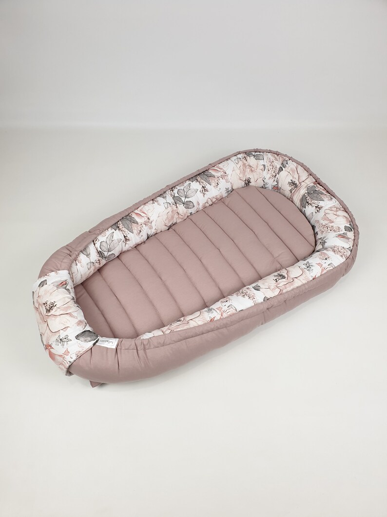 FLORAL BABYNEST Cosleeper Baby Lounger Portable Bed Etsy