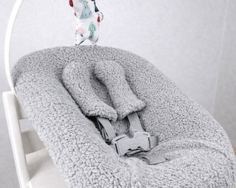 Slipcover for Stokke Tripp Trapp Newborn Set, Baby Lounger Replacement Cover, Sherpa Seat Cover, High Chair Cushion Cover