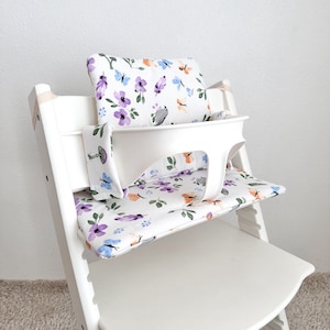 Personalizable Wipeable Cushion compatible with Stokke Tripp Trapp classic high chair, Highchair cushion, Junior seat cushion for Stokke