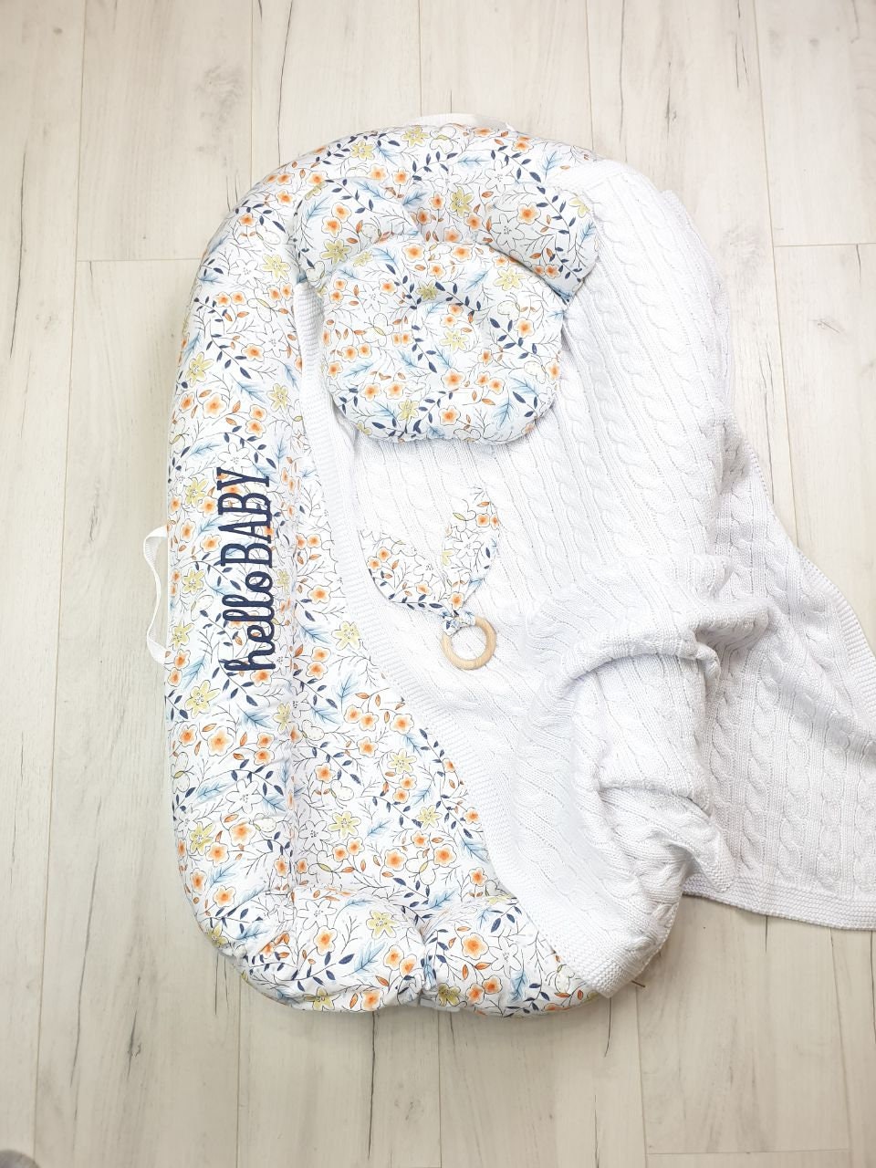 Babynest With Removable Cover Baby Cosleeper Newborn Etsy