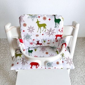 Christmas Gifts for Kids | Wipeable Cushion Compatible with Stokke Tripp Trapp High, Kissen Beschichtet, Tripp Trapp Kissen