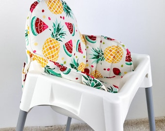 Cojín lavable para trona IKEA Antilop: poliéster impermeable, lavable a máquina