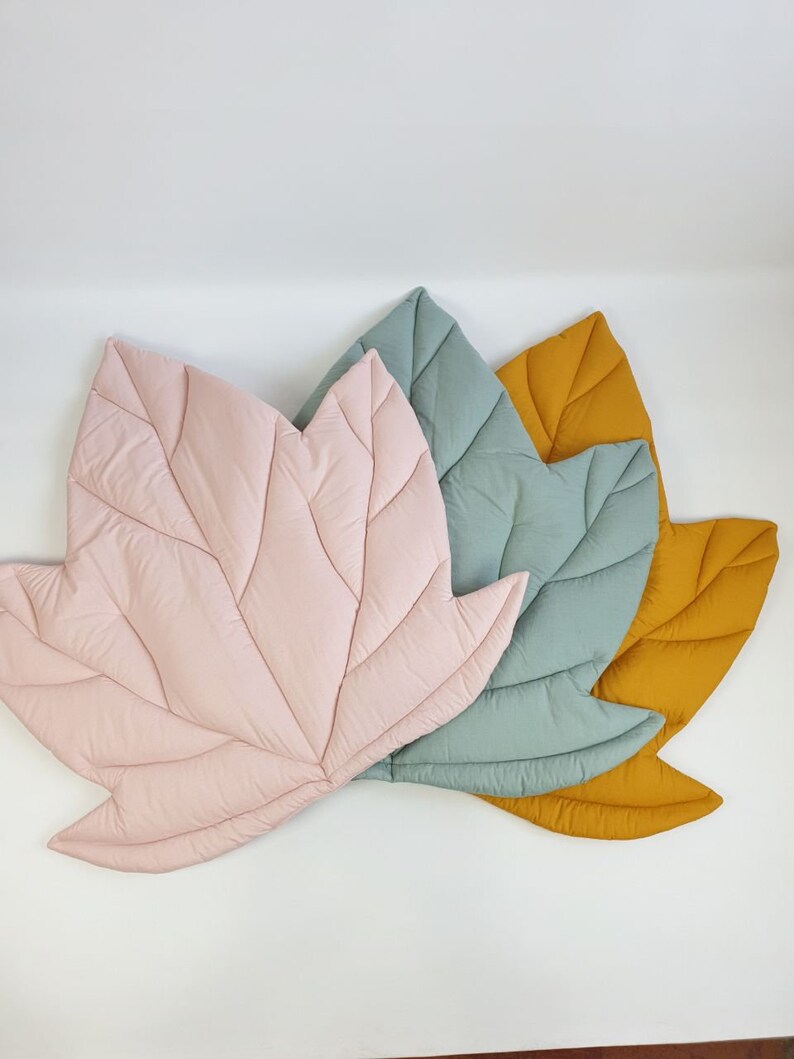 Maple Leaf play mat baby play rug baby room mat baby Etsy