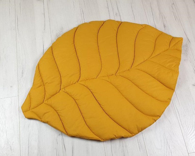 Leaf play mat baby play rug baby room mat baby picture Etsy