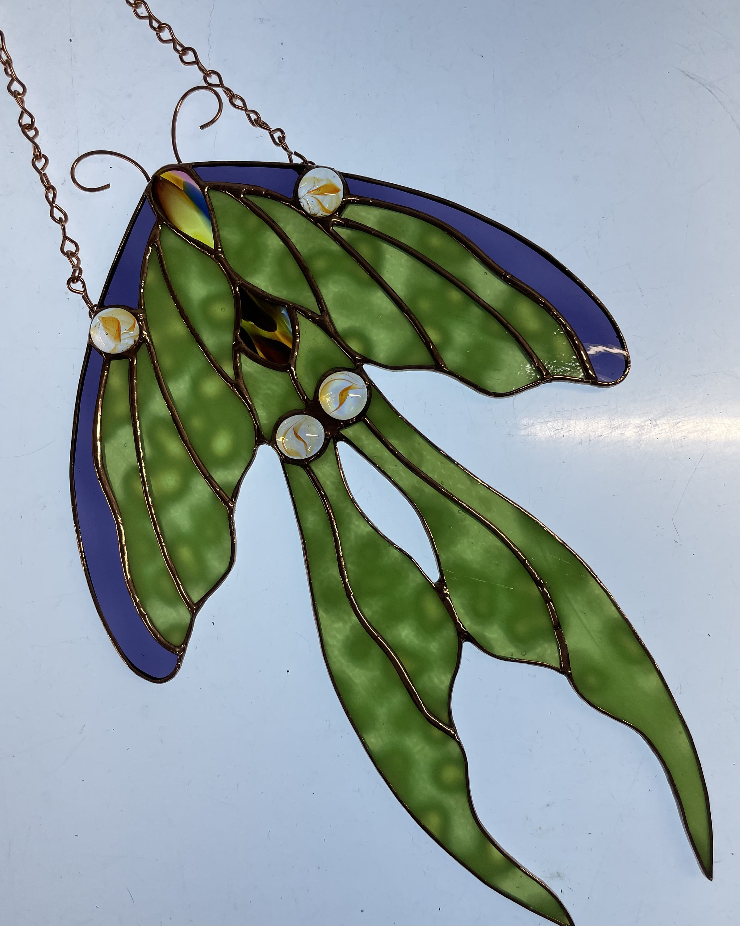 Luna Moth 3 Stained Glass Pattern PDF Digital File - Etsy