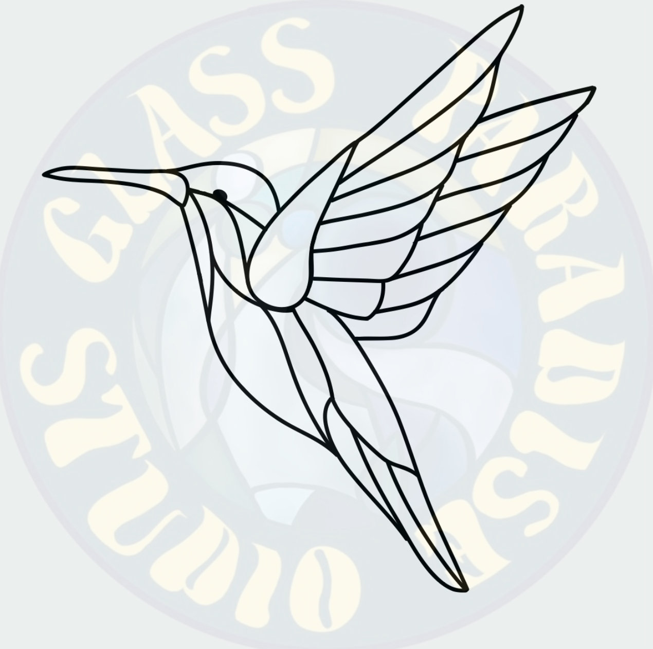 Hummingbird Stained Glass Pattern PDF Digital File - Etsy hummingbird-stained-glass-pattern-pdf-digital-file-etsy