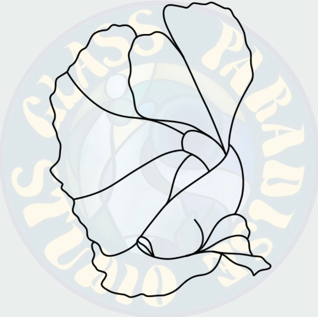 Betta Fish Stained Glass Pattern Pdf, Jpg, Png, and Psd Digital File