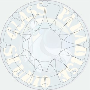 Sun and Moon Stained Glass Pattern PDF, Jpg, png, and psd  Digital File | Stained Glass sun/moon Suncatcher | Digital Pattern