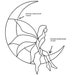 Fairy Stained Glass Pattern PDF Digital File Stained Glass - Etsy