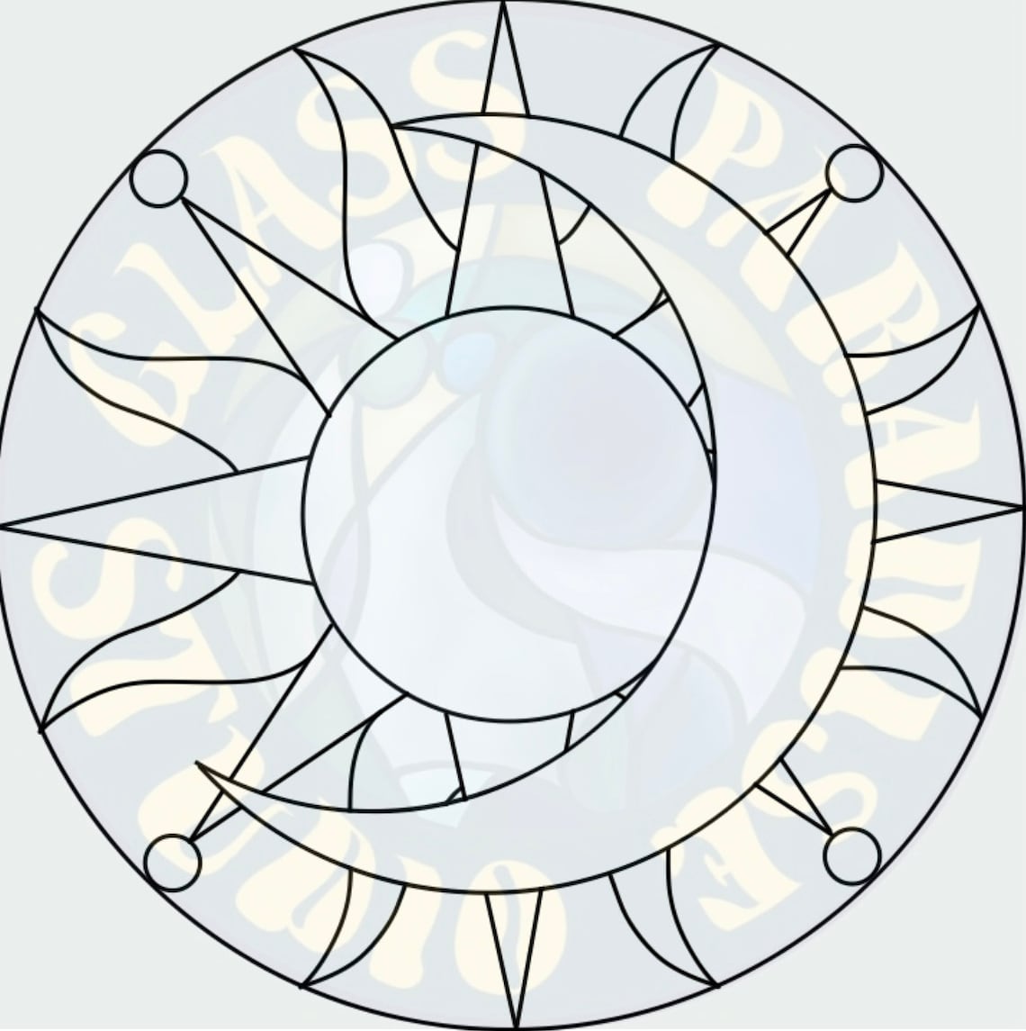 List 30+ Stock Photos free sun and moon stained glass patterns Latest