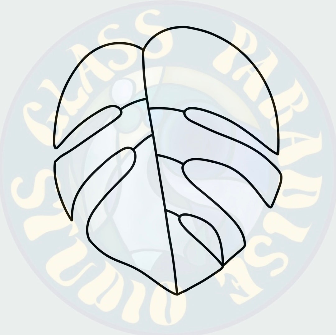 Mini Monstera Leaves Sun Catcher- Pattern PDF, PNG, Svg, Psd, Jpg ...