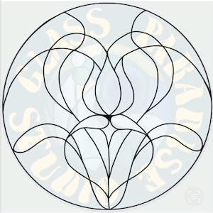 Sweetheart Sun catcher pattern PDF digital file | Heart Stained Glass Suncatcher | Digital File