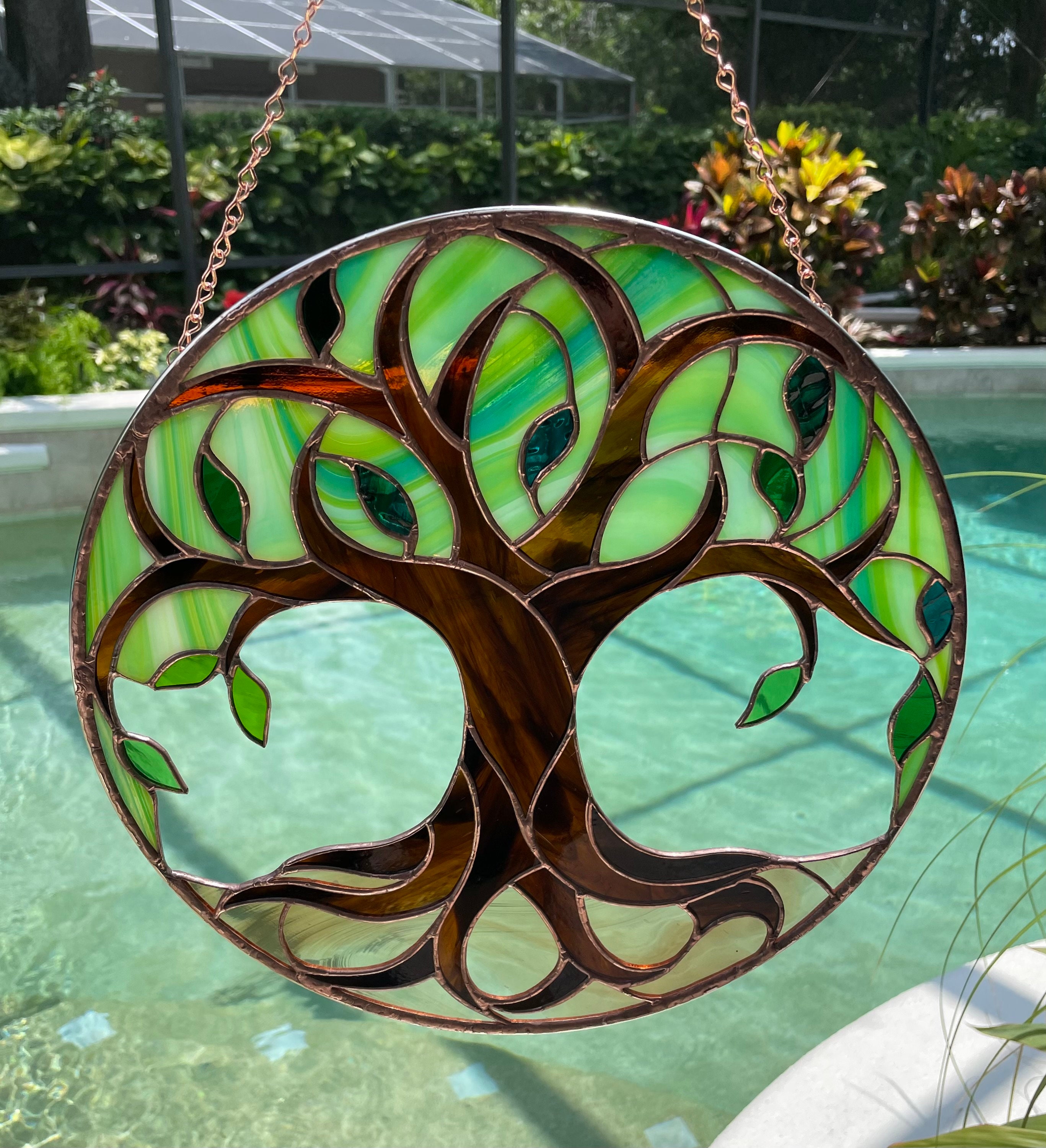 Tree of Life 2 Stained Glass Pattern PDF Digital File - Etsy