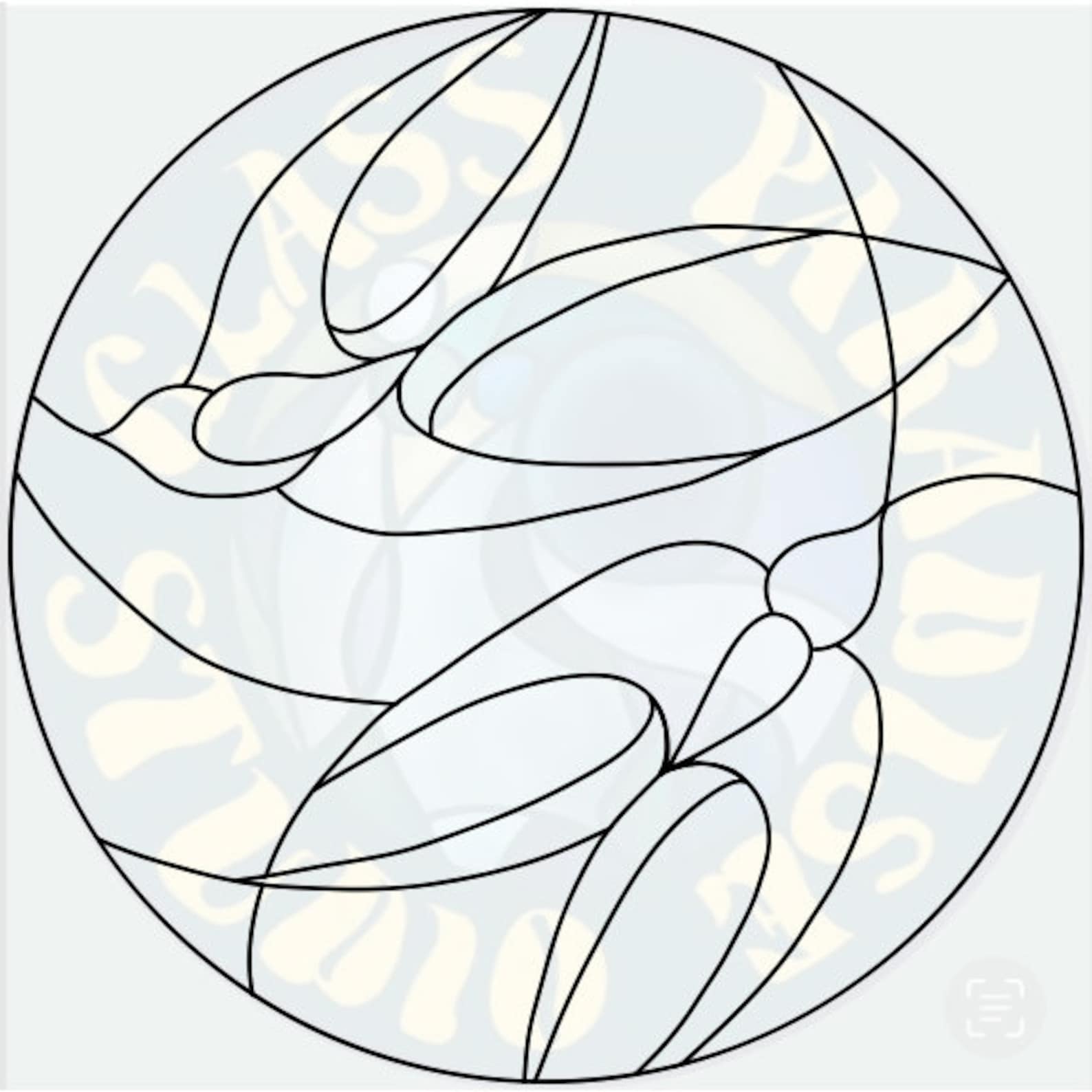 Kites in Flight Stained Glass Pattern PDF/PNG Digital File Etsy