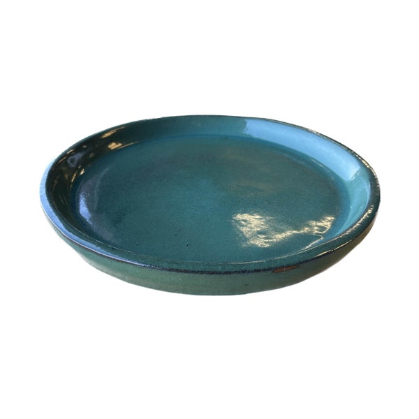 Jade Round Ceramic Saucer - Premium Handcrafted with a Beautiful, Durable Protective finish- Multiple Sizes