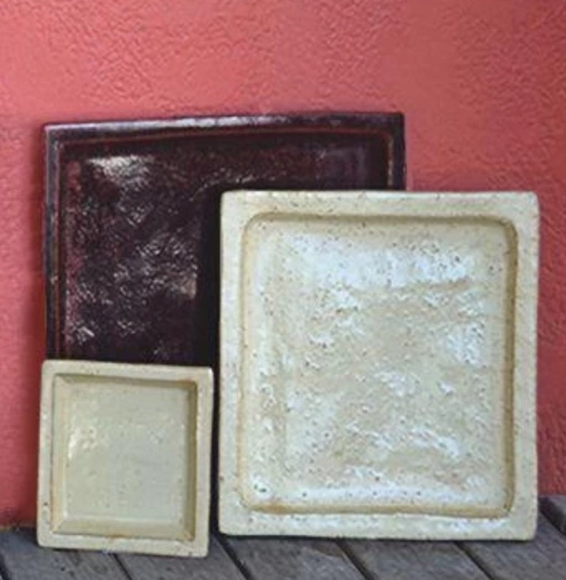 Square Plant Saucers Square Flower Pot Saucer Saucers for Etsy