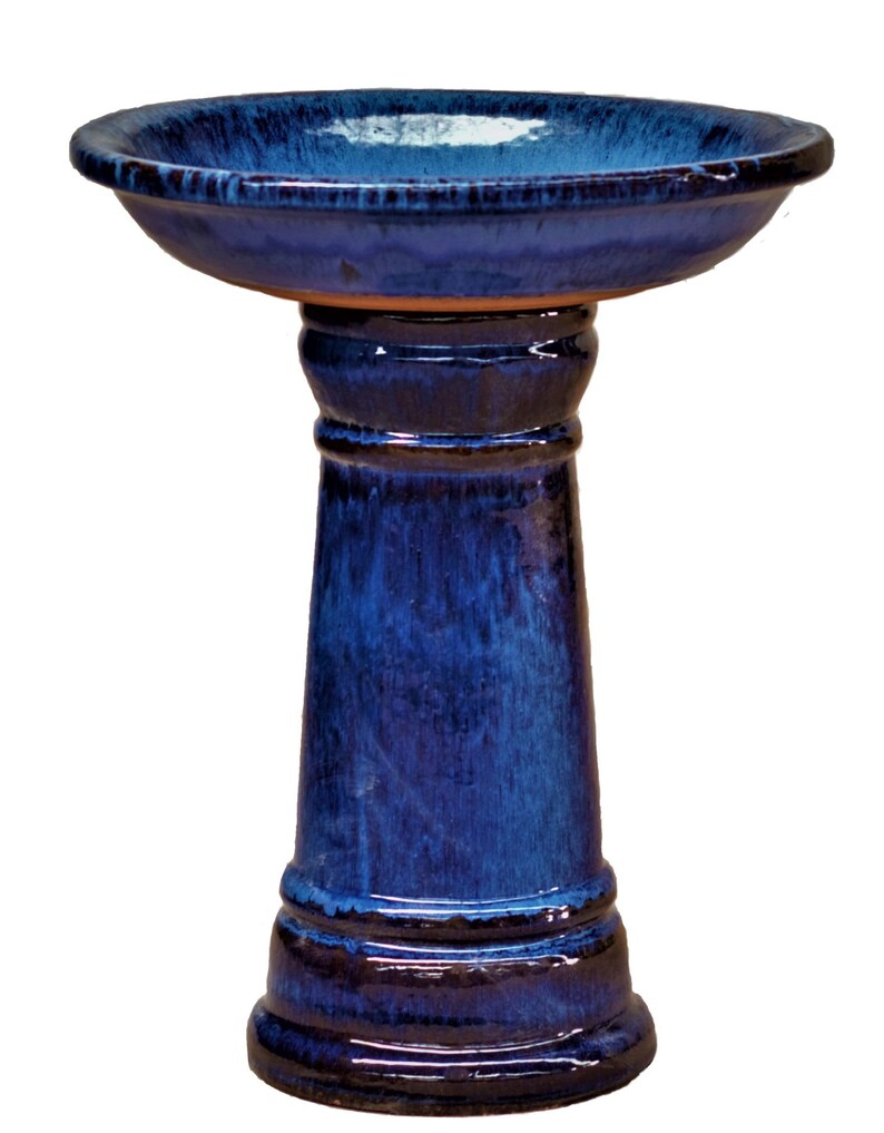 Tall Bird Bath Ceramic Bird Bath for Indoor or Outdoor Use Etsy