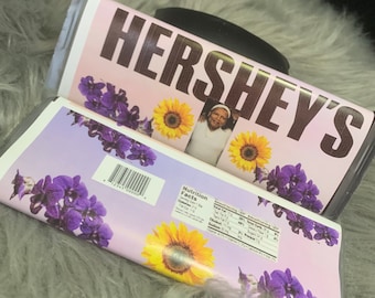 Custom Candy Bar Wrappers: Birthday, Graduation, Party Favors (Labels Only, QTY 12)