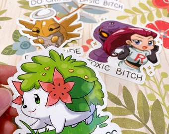 Aggressive Pokémon Stickers 5.0 [SET]