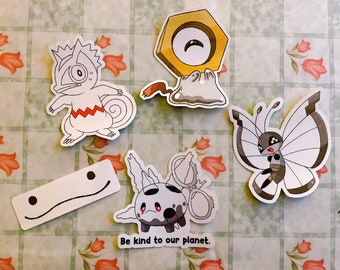 Clear Mocket Ponster Stickers