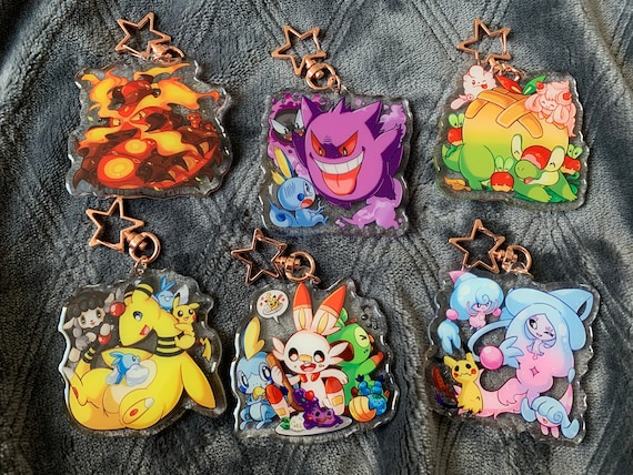 Galarian Pokemon Inspired Jumbo Charms Etsy