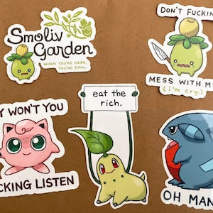 Aggressive Mocket Ponster Stickers [SET]