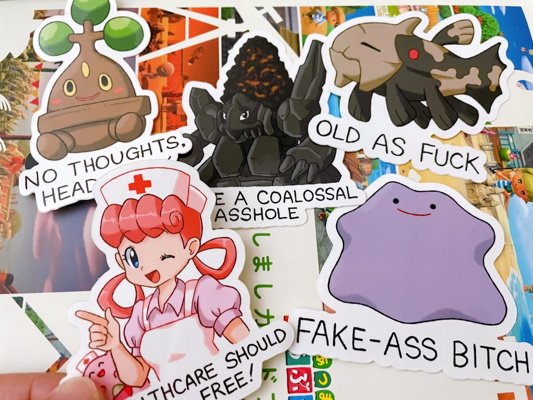 Aggressive Mocket Ponster Stickers 4.0 [SET] - Etsy