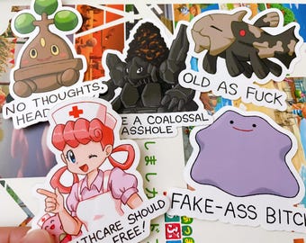 Aggressive Mocket Ponster Stickers 4.0 [SET]