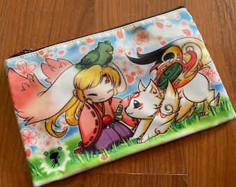Okami-Inspired Pencil Pouch