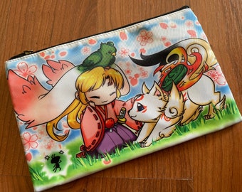 Okami-Inspired Pencil Pouch