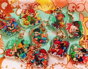 Splatoon Inspired Acrylic Keychains