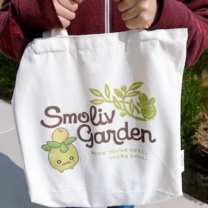 Smoliv Garden Canvas Tote Bag image 2