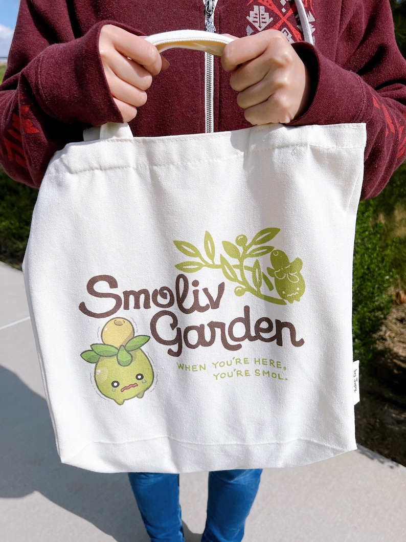 Smoliv Garden Canvas Tote Bag image 2