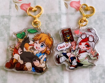 Zelda Inspired Charms - Hero and Researcher