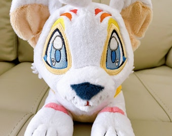 Rainbow Tiger Cub Plushie - Etsy
