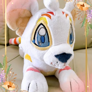 Rainbow Tiger Cub Plushie