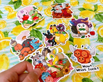 Fall Foods Pokémon Stickers [SET]