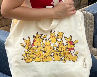 I Love BEEKACHU! Canvas Tote Bag
