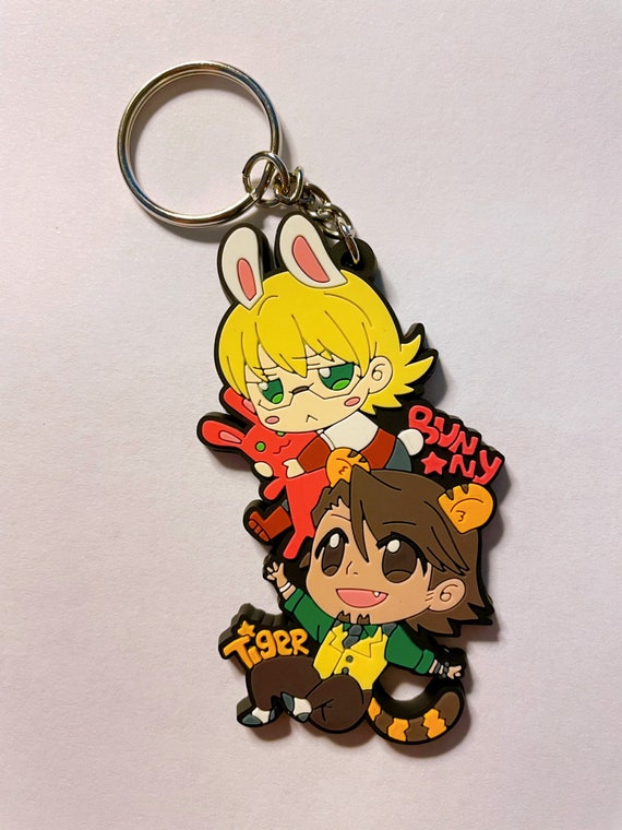ファッション雑貨・小物その他 Hashtag DDD Bunny Doll Yellow Striped Legwarmers Tiger & Bunny Rubber Charm - Etsy